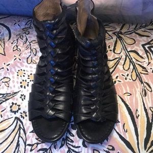 Frye Braided Gladiator Sandals